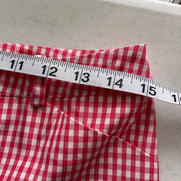 Talbots Pink &White Gingham Check Pants - Picture 2 of 4